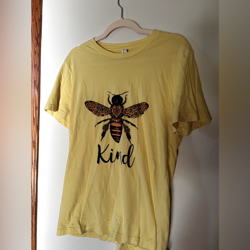 BeeKind Yellow Tee